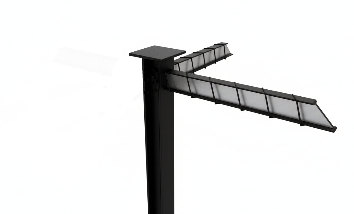 Cross braces for UPN column