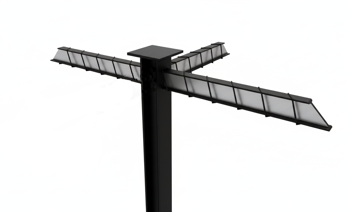 Cross braces for IPN column